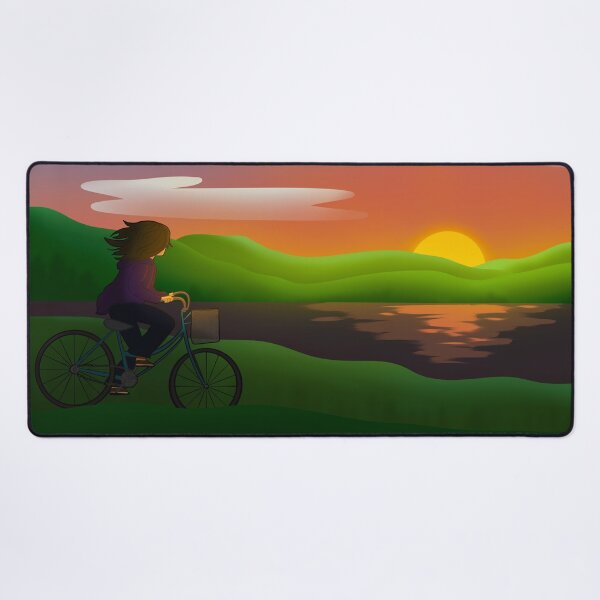 Item preview, Sunset Bike Ride designed and sold by Addi Does Art.