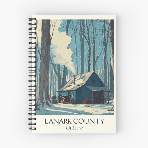 Item preview, Lanark County Ontario | Maple Syrup Sugar Shack Art designed and sold by TuncGK.