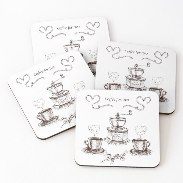 Item preview, Coffee For Two. designed and sold by Dinasshop.
