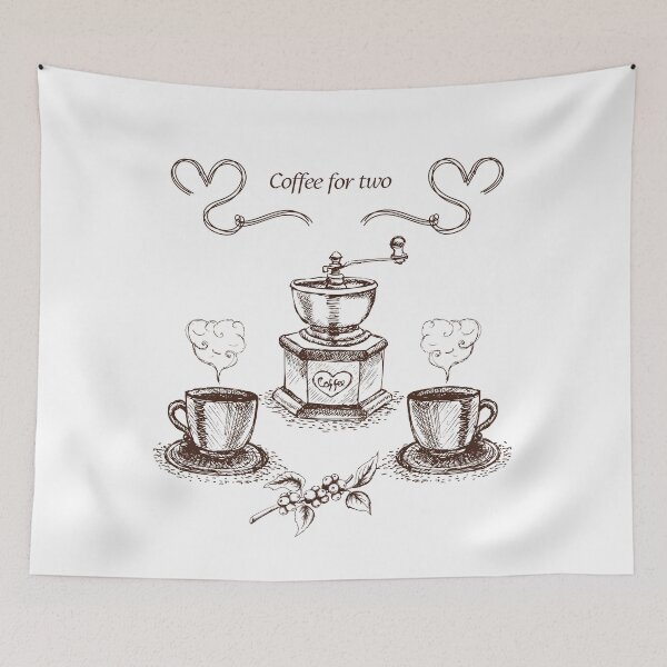 Item preview, Coffee For Two. designed and sold by Dinasshop.
