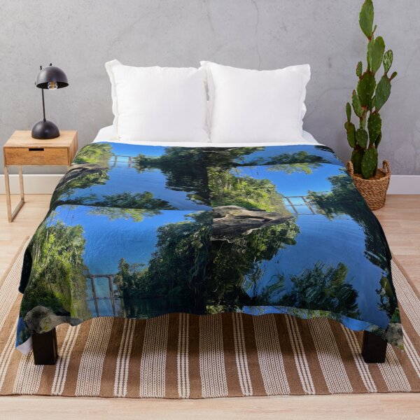 Item preview, Jungle River Reflections with Bridge designed and sold by TrisaThyme.