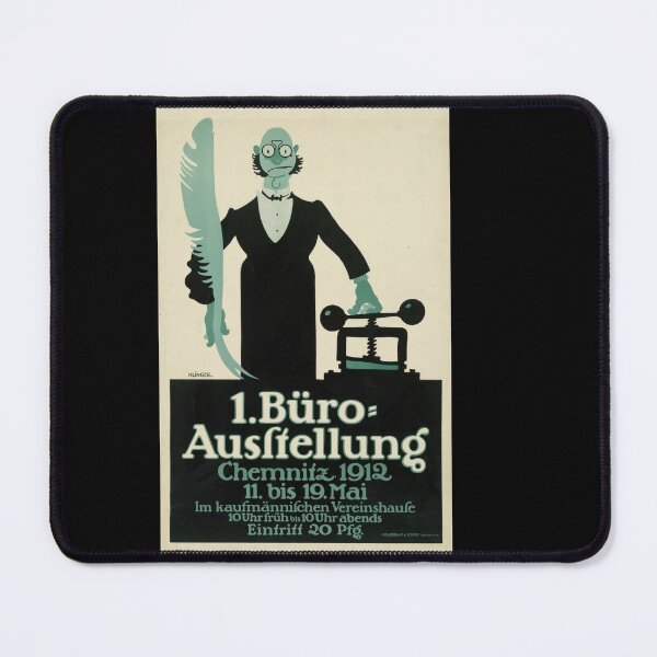 Item preview, Vintage 1912 Chemnitz Office Exhibition Poster | Art Nouveau Style | Historical German Advertising Print | Unique Wall Decor designed and sold by artofuniverse.