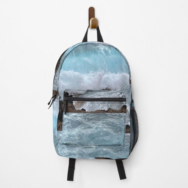 Item preview, Crashing Ocean Waves on Lava Rock designed and sold by TrisaThyme.