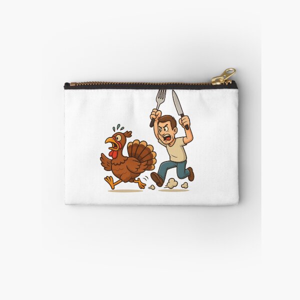 Item preview, Run Turkey Run! – Funny Thanksgiving Cartoon Design designed and sold by MichalLahcim.