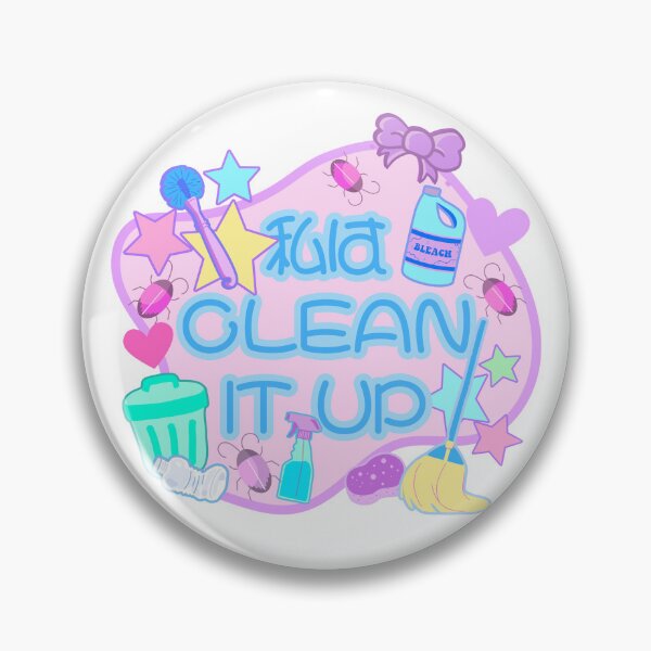 Item preview, Niffty CLEAN IT UP Japanese Kawaii designed and sold by EvergreenRevolt.