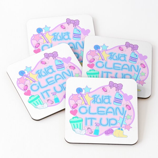 Item preview, Niffty CLEAN IT UP Japanese Kawaii designed and sold by EvergreenRevolt.