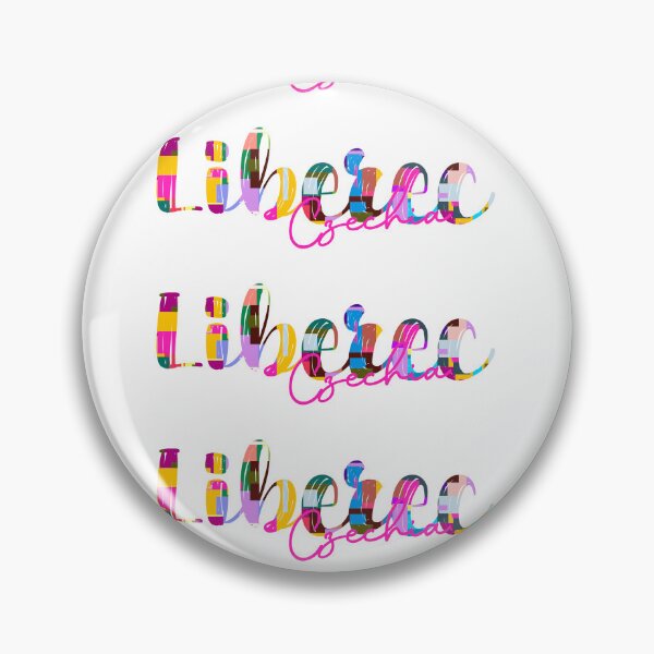 Item preview, Liberec, Czechia, Vibrant Abstract City Typography Art designed and sold by Wanderful-roads.