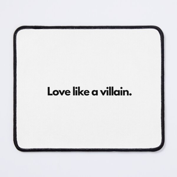 Item preview, LOVE LIKE A VILLAIN dark romance T-shirt designed and sold by Velvet Quill.