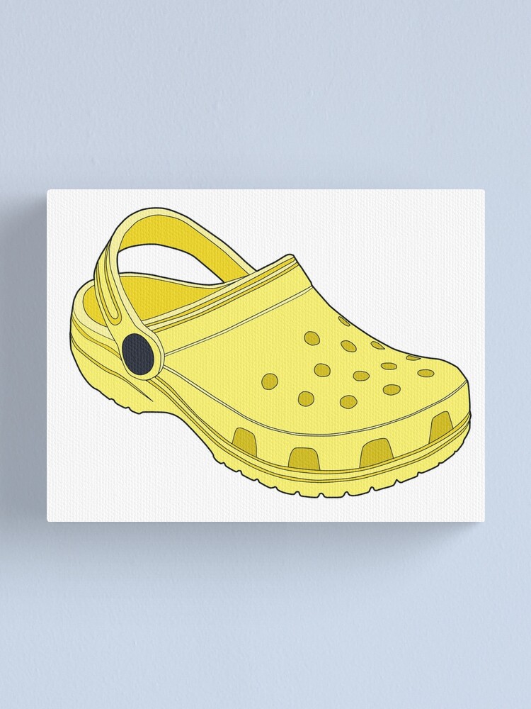 lemon yellow crocs