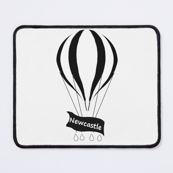 Item preview, Black and white Newcastle Hot air balloon designed and sold by AlbertoRuiZ.