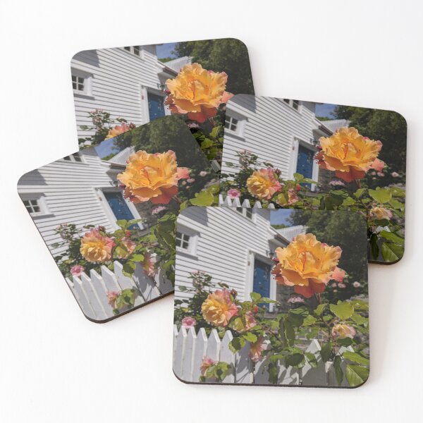 Item preview, Orange Roses and Cottage designed and sold by sloloris.