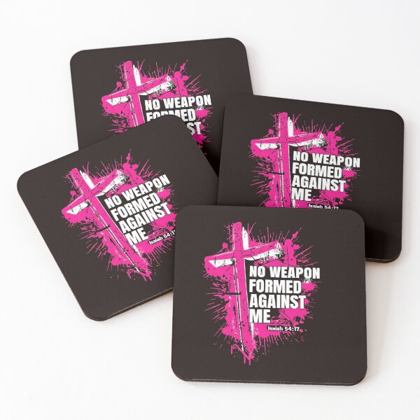 Item preview, No Weapon Formed Against Me Isaiah 54:17 – Bold Christian Cross Design – Faith, Strength & Scripture Apparel designed and sold by WHDProduction45.