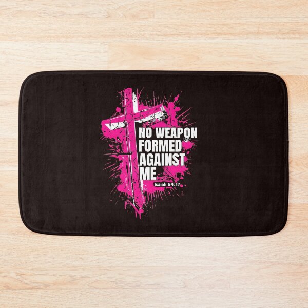 Item preview, No Weapon Formed Against Me Isaiah 54:17 – Bold Christian Cross Design – Faith, Strength & Scripture Apparel designed and sold by WHDProduction45.