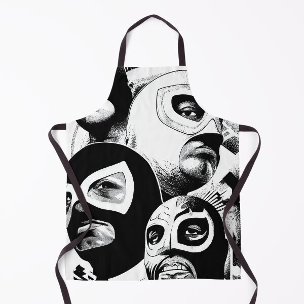 Item preview, Lucha Libre Skull Mayhem – Retro Pop Chaos designed and sold by Absyntart.