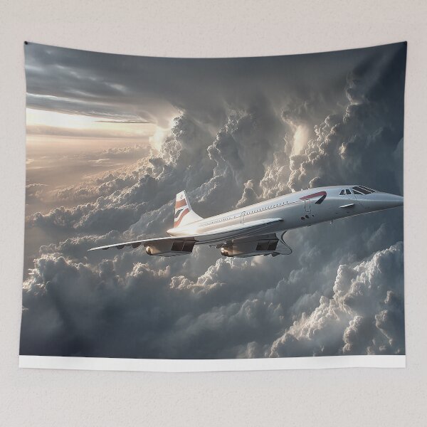 Item preview, Power and Grace Concorde in Flight designed and sold by Skyframe Aviation.