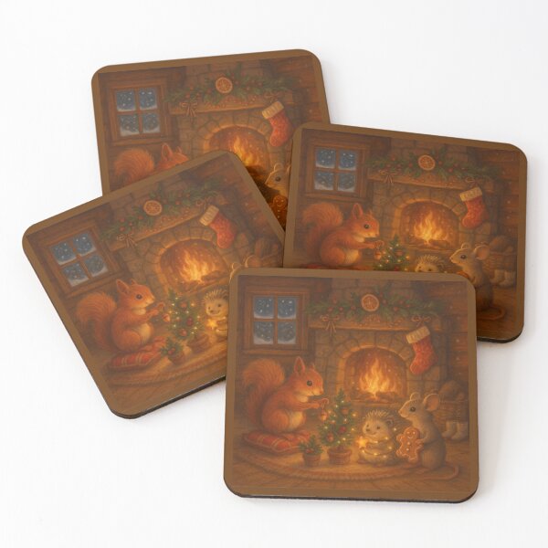 Item preview, Hearthside Christmas – Woodland Friends Gather designed and sold by GeoWild Designs.