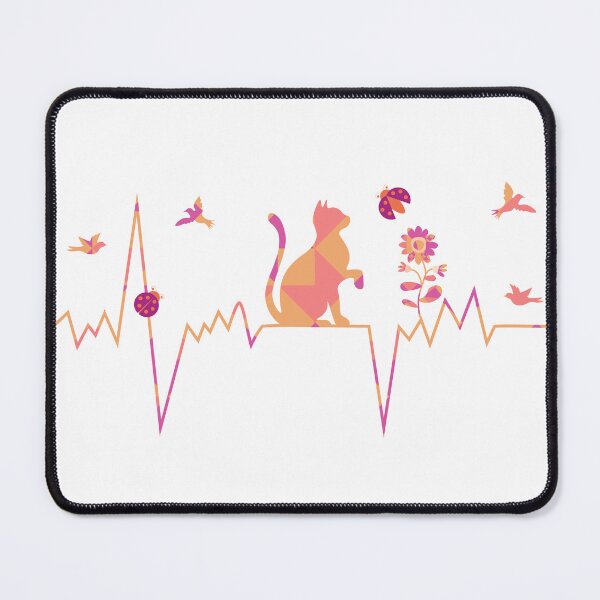 Item preview, cat heartbeat designed and sold by AGNATA Design.
