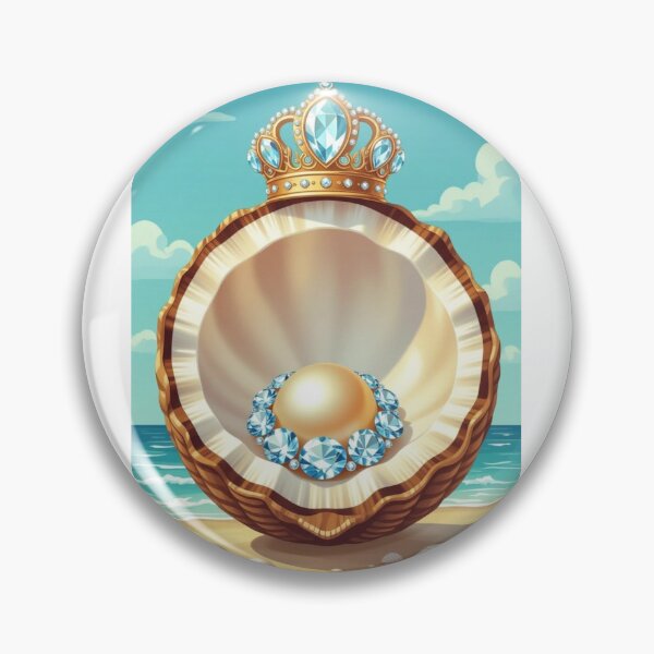 Item preview, Coconut Pearl With A Crown By The Seaside designed and sold by ArtQueen777.