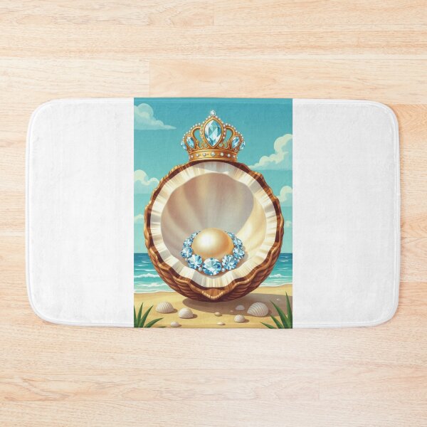Item preview, Coconut Pearl With A Crown By The Seaside designed and sold by ArtQueen777.