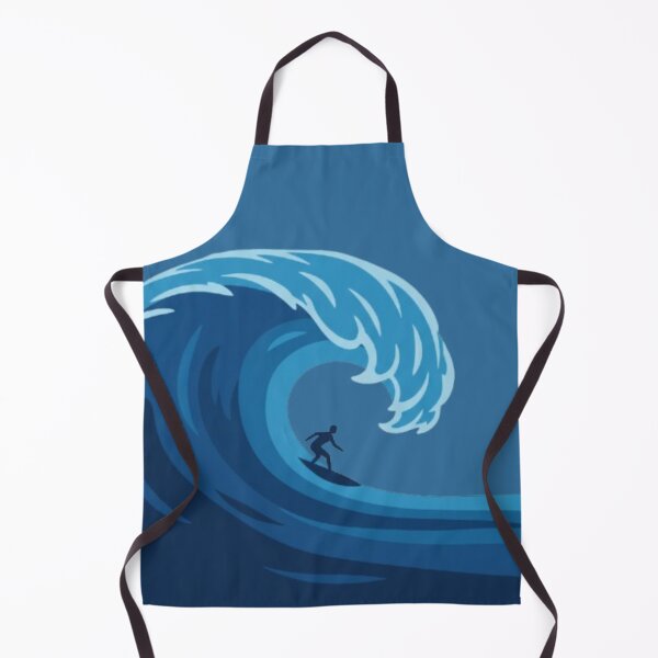 Item preview, Ride the Curl – Stylized Ocean Wave Surf Art designed and sold by VibeNationArt.