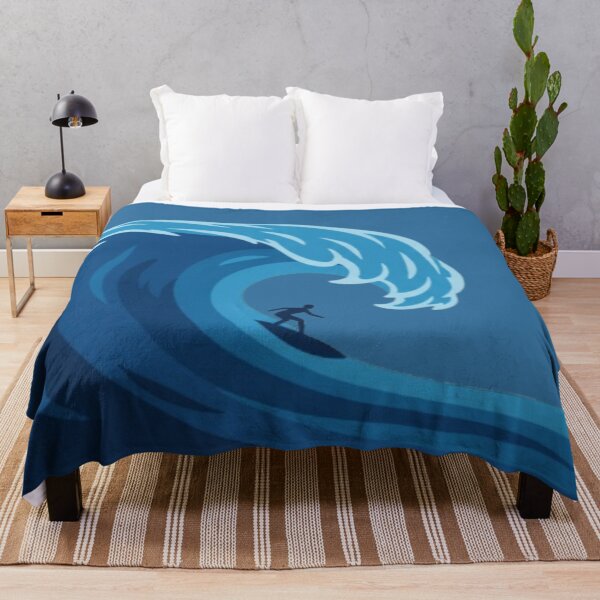 Item preview, Ride the Curl – Stylized Ocean Wave Surf Art designed and sold by VibeNationArt.