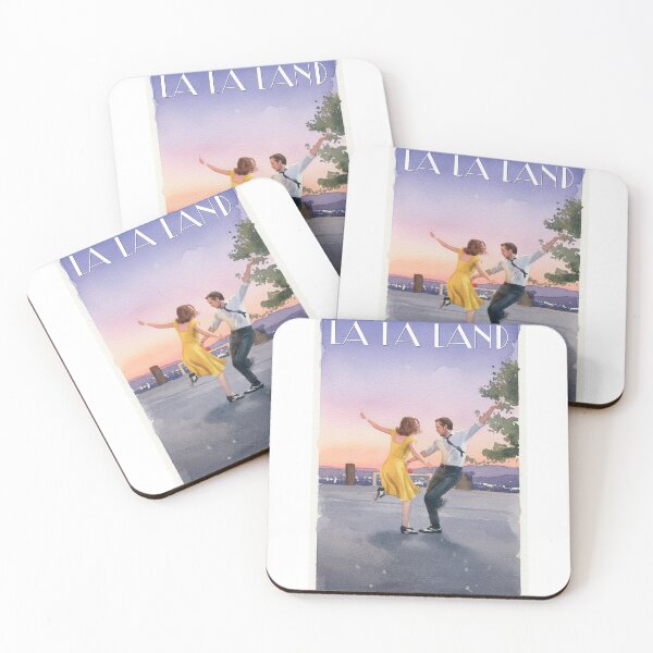 Item preview, La La Land movie poster in watercolor. designed and sold by PatyEmiko.