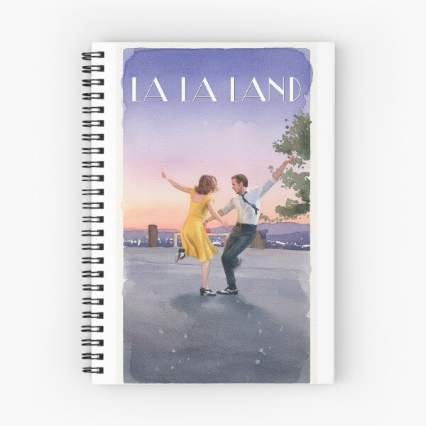 Item preview, La La Land movie poster in watercolor. designed and sold by PatyEmiko.