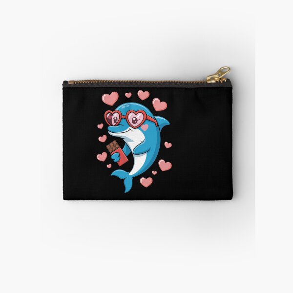 Item preview, Dolphin with Heart Glasses and Chocolate designed and sold by jkrphoto.