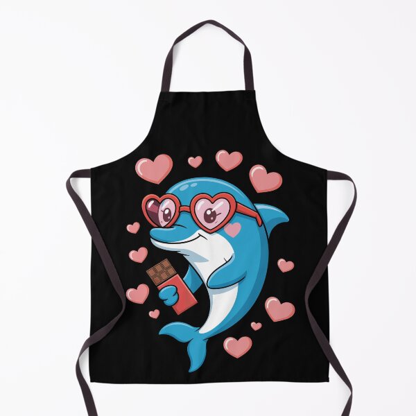 Item preview, Dolphin with Heart Glasses and Chocolate designed and sold by jkrphoto.