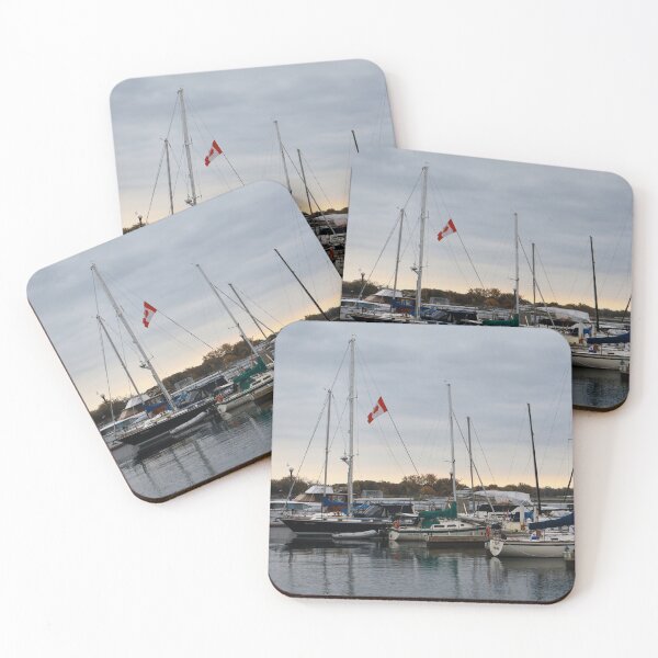 Item preview, Toronto marina - Boats at Rest designed and sold by kenkortner.