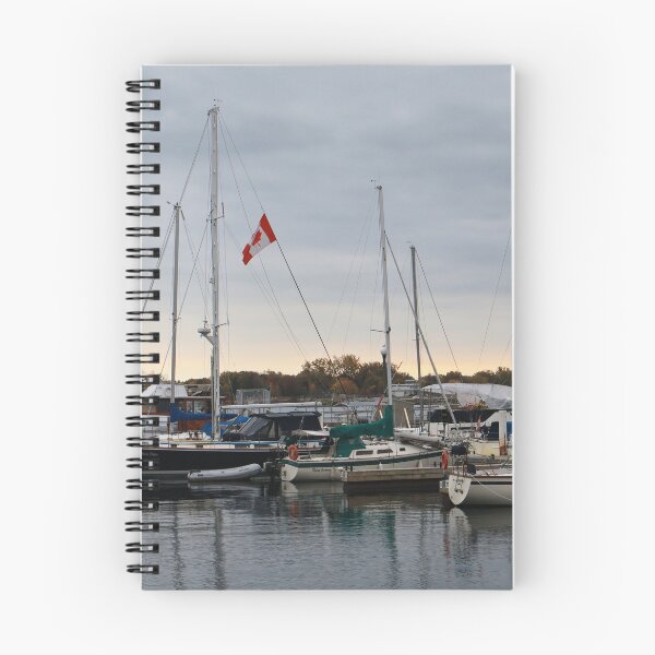Item preview, Toronto marina - Boats at Rest designed and sold by kenkortner.