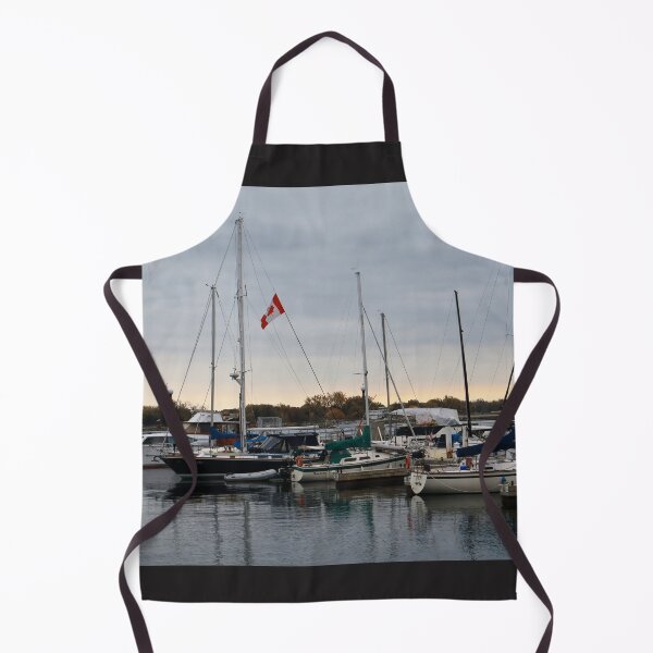 Item preview, Toronto marina - Boats at Rest designed and sold by kenkortner.