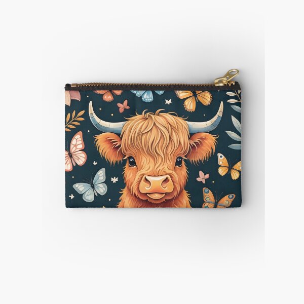Item preview, Highland cow and butterflies designed and sold by Nolan6.