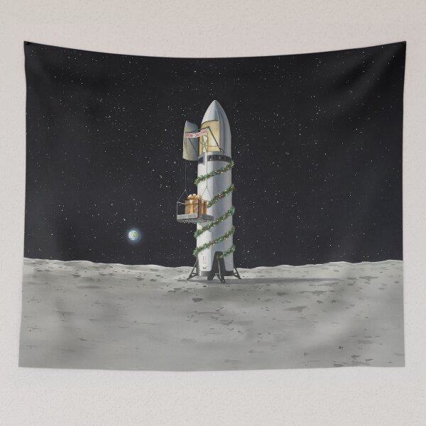Item preview, Starship Christmas Delivery designed and sold by Emitropy.