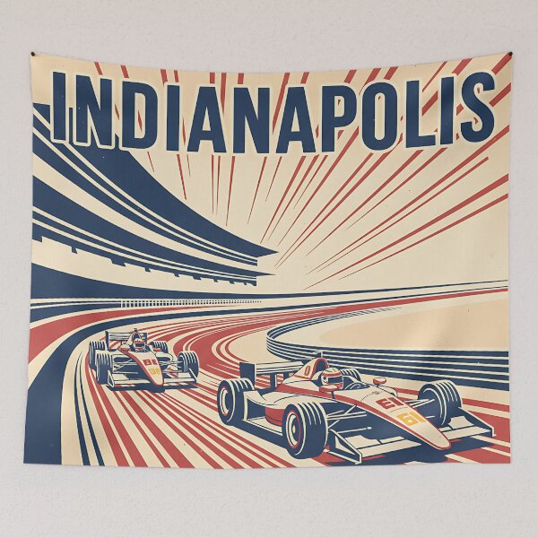Item preview, Indianapolis Vintage Motor Racing Art designed and sold by Orviona.