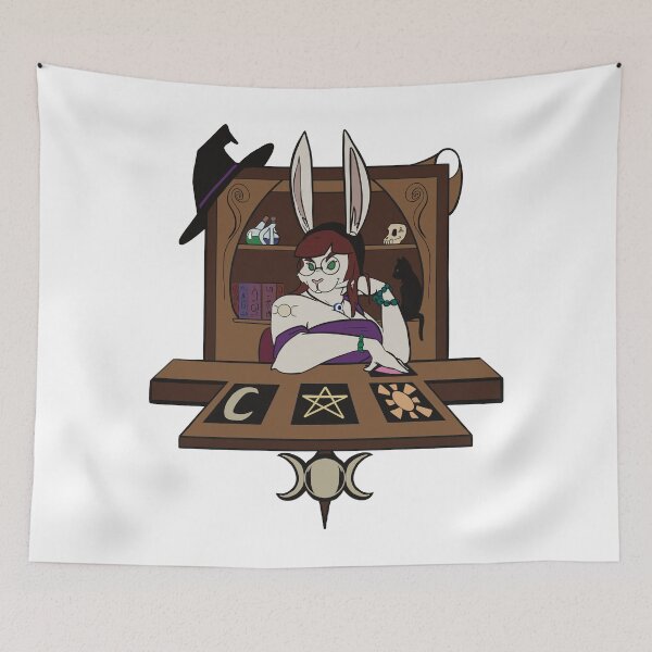 Item preview, Mystic Bunny Tarot Reader  designed and sold by TheFoxandCauldron.