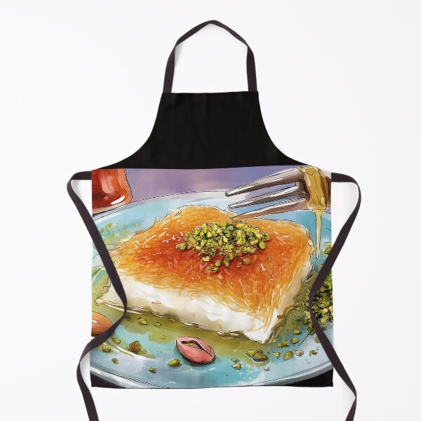 Item preview, Golden Knafeh Indulgence with Pistachios and Warm Sugar Syrup Drizzle designed and sold by OlfactoART Studio.