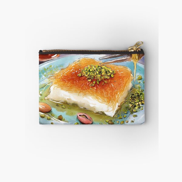 Item preview, Golden Knafeh Indulgence with Pistachios and Warm Sugar Syrup Drizzle designed and sold by OlfactoART Studio.