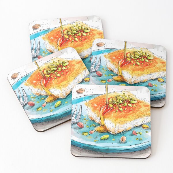 Item preview, Knafeh Royale with Pistachio Jewels and Silky Sugar Syrup Finish designed and sold by OlfactoART Studio.