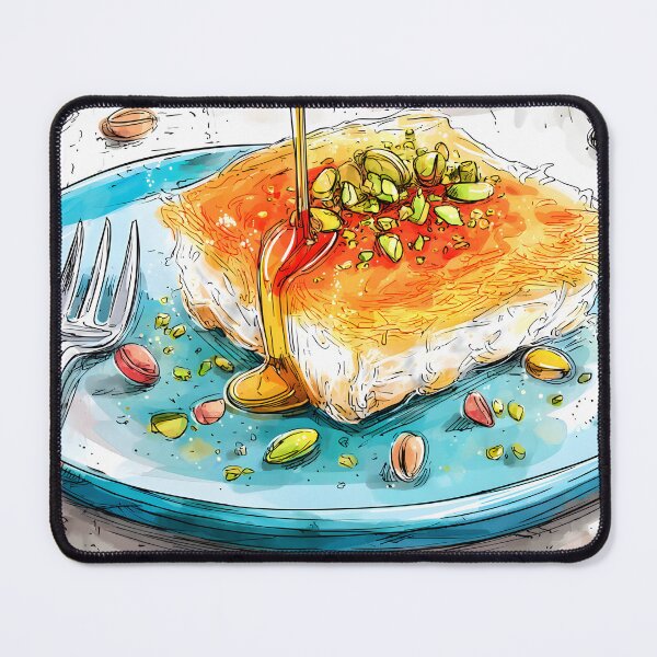 Item preview, Knafeh Royale with Pistachio Jewels and Silky Sugar Syrup Finish designed and sold by OlfactoART Studio.