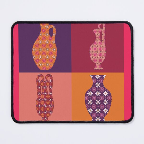 Item preview, Antique vases with pattern colorful designed and sold by AGNATA Design.