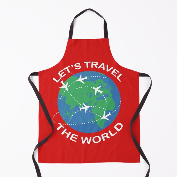 Item preview, Let's Travel The World, Travel Quote, Travel Saying, Travel Lover Design designed and sold by DesignHouse07.