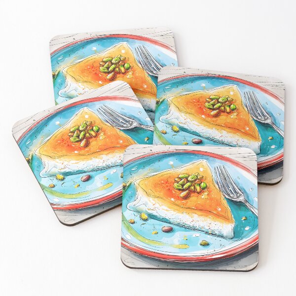 Item preview, Kunafa Slice Temptation with Pistachio Crunch and Sweet Syrup Cascade designed and sold by OlfactoART Studio.