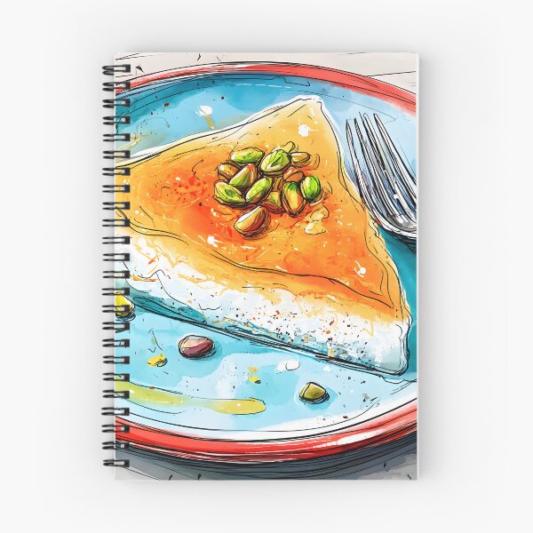 Item preview, Kunafa Slice Temptation with Pistachio Crunch and Sweet Syrup Cascade designed and sold by OlfactoART Studio.
