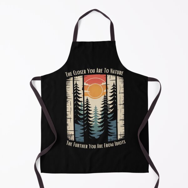 Item preview, Funny Hiking - The Closer You Are To Nature The Further You Are From Idiots designed and sold by ketkacreations.