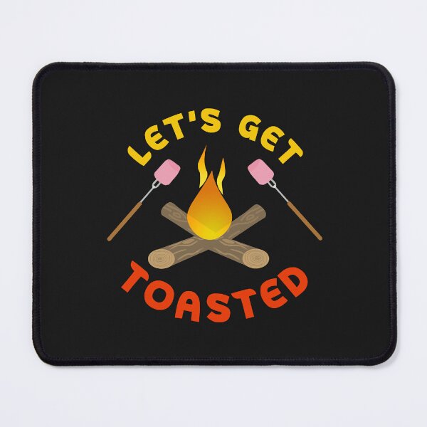 Item preview, Let's Get Toasted Funny Camping Quote designed and sold by DesignHouse07.