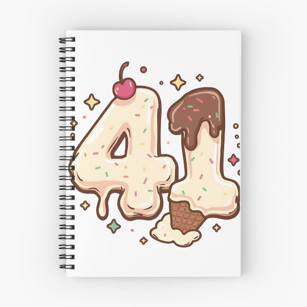Item preview, 41 Ice Cream Drip Shirt | Forty One Soft‑Serve Pastel Meme Tee | Gen Alpha Slang Dessert Typography designed and sold by GAIDREDA.