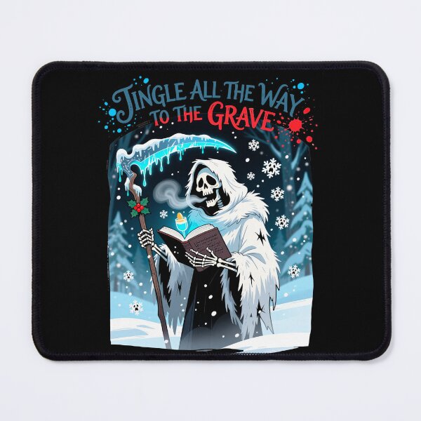 Item preview, Grim Reaper Caroler with Frozen Scythe – Jingle All the Way to the Grave designed and sold by BlackPrintMrket.