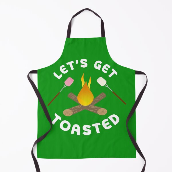 Item preview, Let's Get Toasted Funny Camping Quote designed and sold by DesignHouse07.