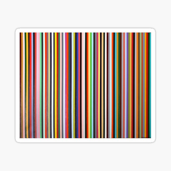79 Lines About 79 Colors Sticker